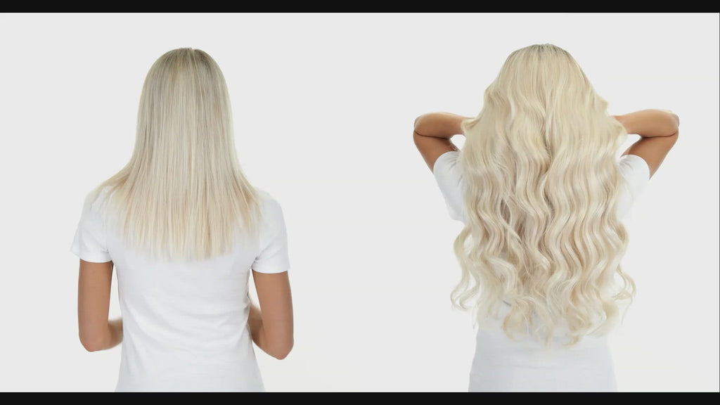 Bleach Blonde 100% Remy Human Hair I Tip Extensions 18- 24inch Pre Bonded i-Tip Hair Extensions 1g/s 50gram