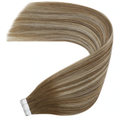 100% Remy Human Hair European #6/60/6 Balayage Tape-In Hair Extensions (55g - 175g)