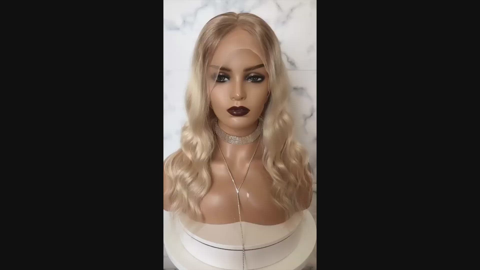 Ash Blonde Lace Top Wig