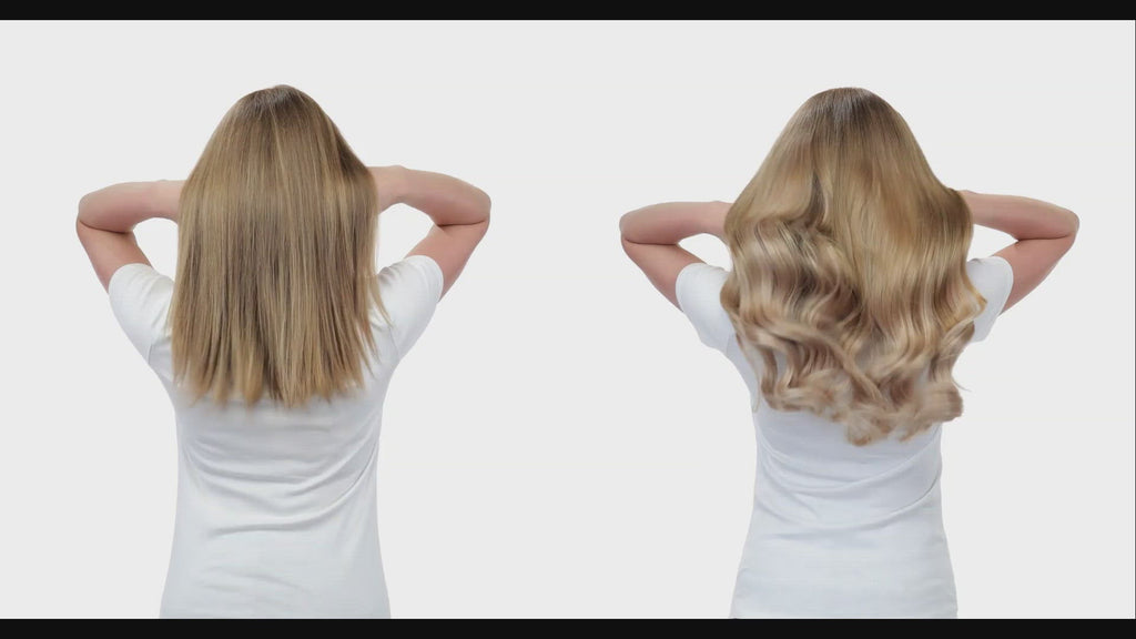 Classic Natural Blonde Balayage Clip-on Remy Hair Extensions
