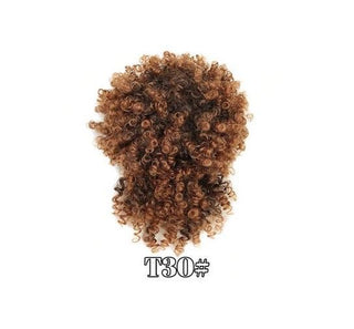 8" High Puff Afro Kinky with Bangs - SashBeauty