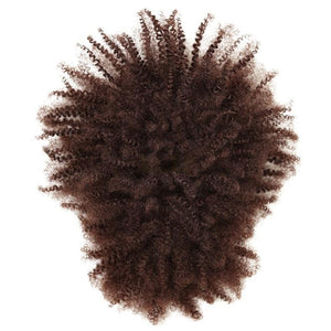 8" High Puff Afro Kinky with Bangs - SashBeauty