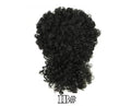 8" High Puff Afro Kinky with Bangs - Off Black - SashBeauty