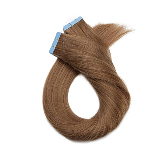 Invisible-tape tape -in Extension - Auburn Brown Hair  - #6