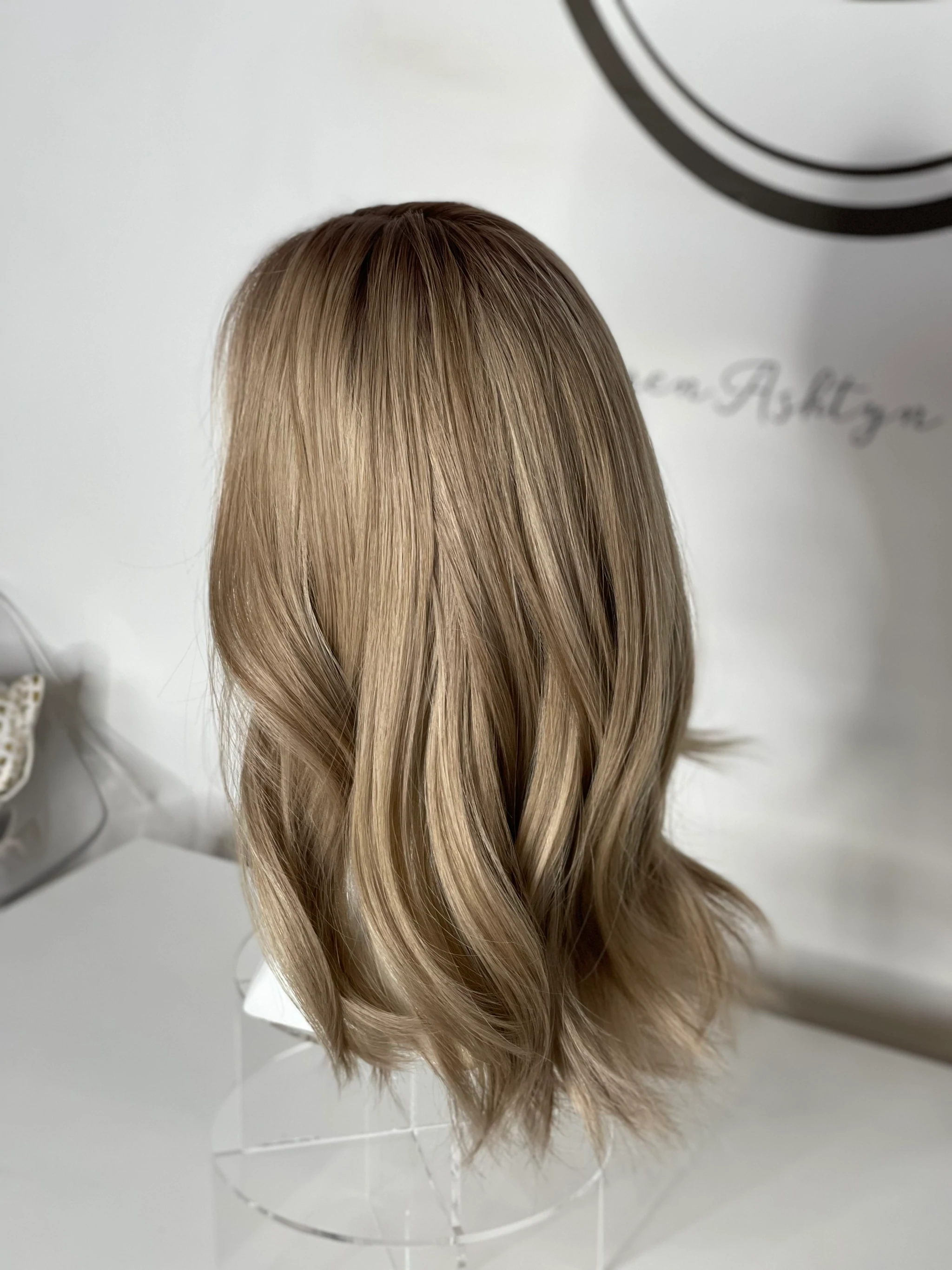 Honey Blonde 100% Remy Hair Wigs for thin hair