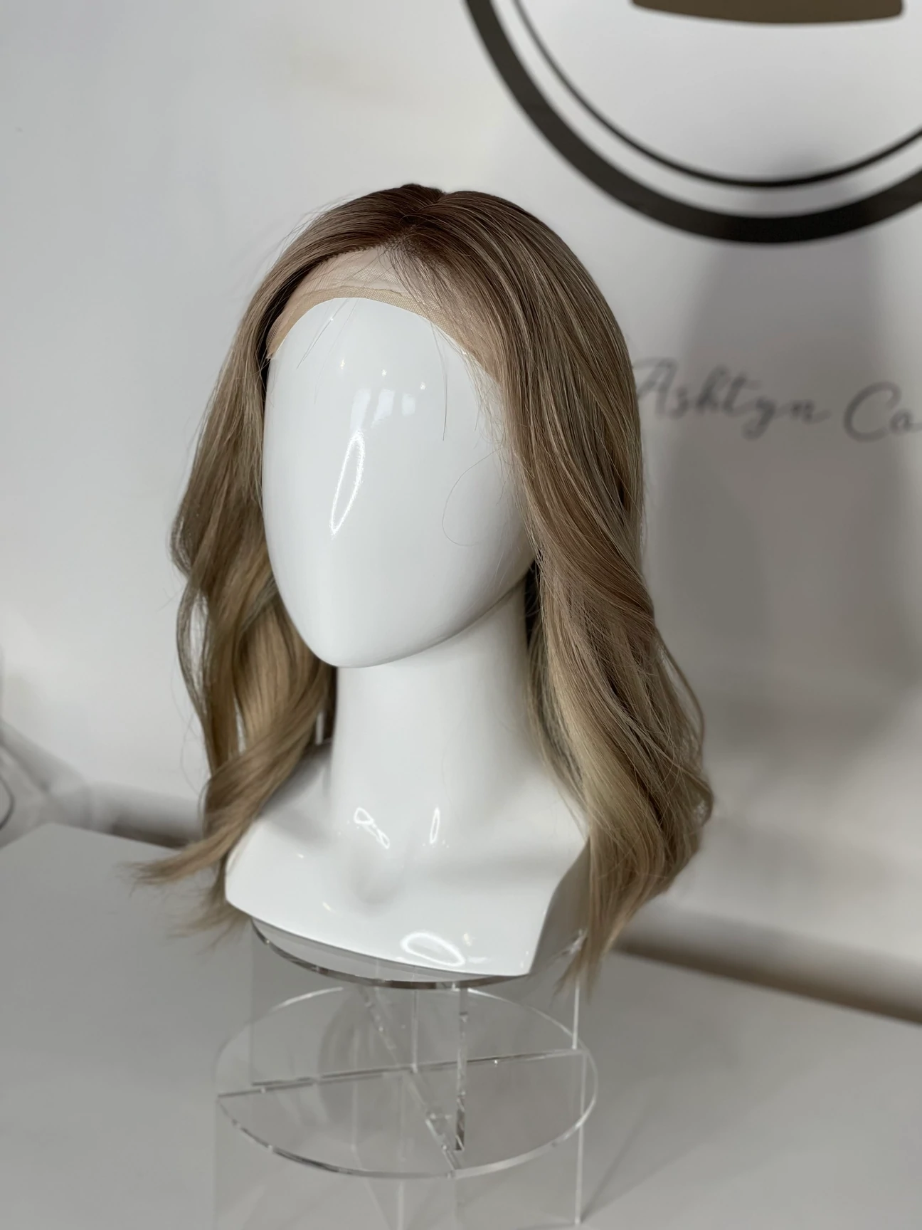 Honey Blonde 100% Remy Hair Wigs for thin hair