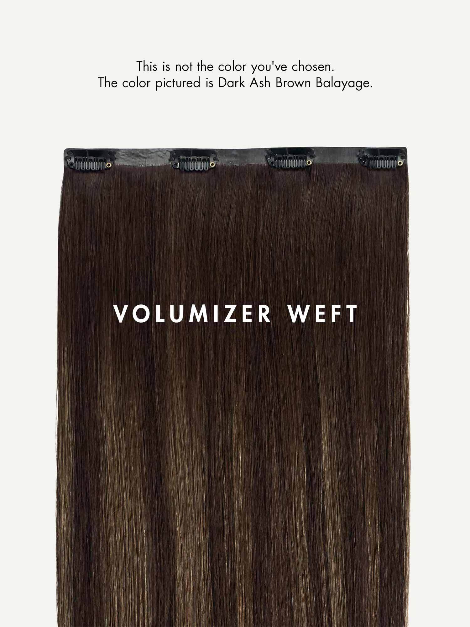 20" Seamless Sash Mocha Brown Volumizer Weft - 20" (45g)
