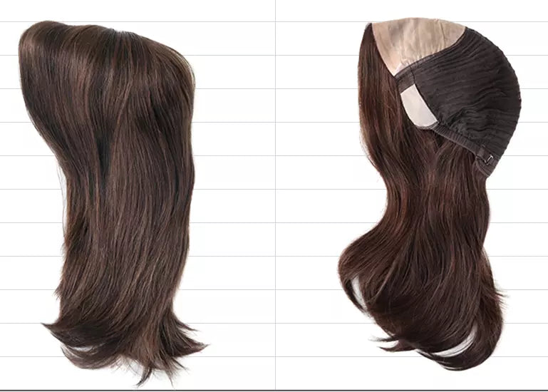 Lace Top Chestnut Brown Wig