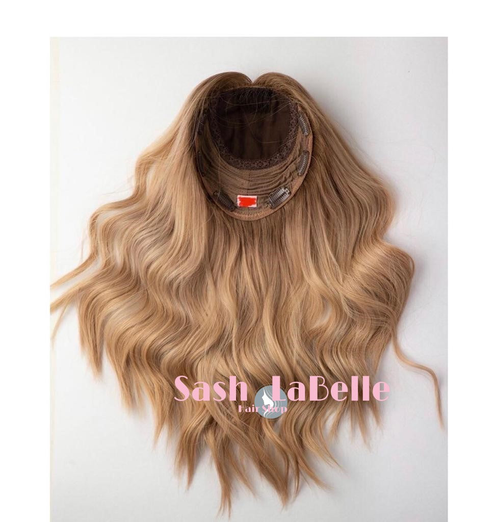 Level 7 copper Natural Red 100% Premium Mongolian Silk Base front mono-topper Canada