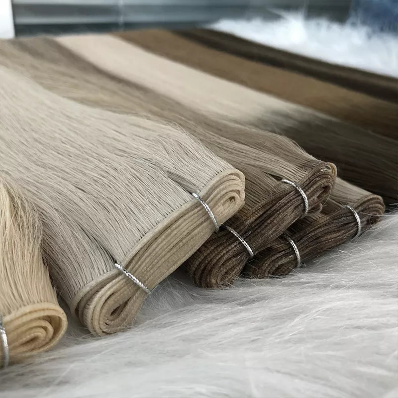 100% Remy Human Hair Double Drawn WEFTs Hair Extension