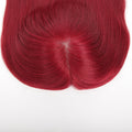 100% Human Hair Topper Chocolate Brown balayage color