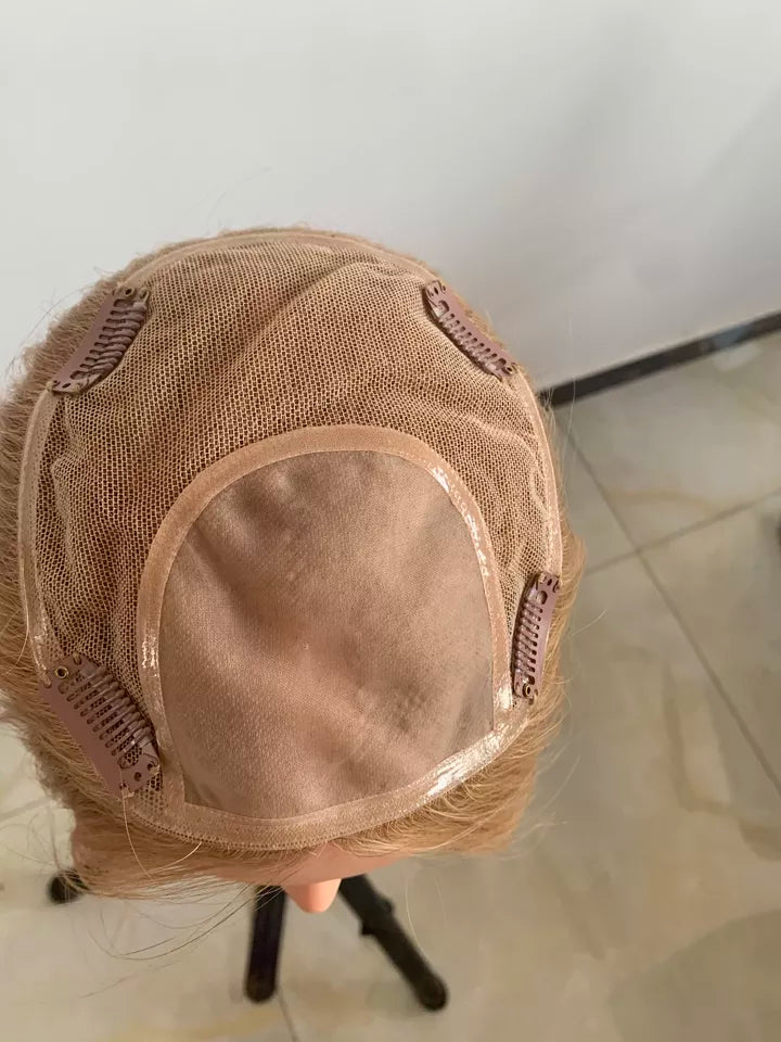 Saphire Blonde 100% Human Hair Topper