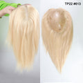 Silicon Base 100% Human Hair Topper