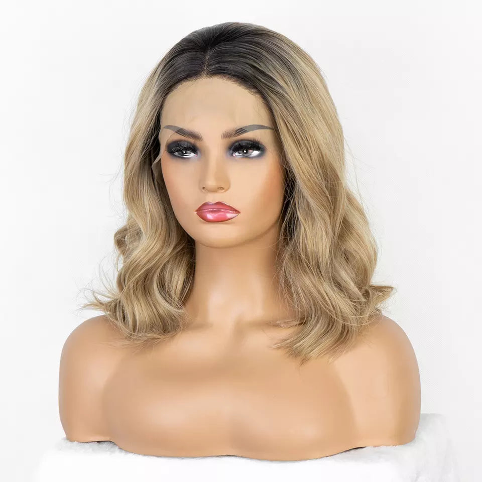 Mocha with Cream gradient Premium Hair WIG