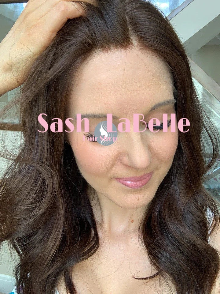 Lace Top Chestnut Brown Wig