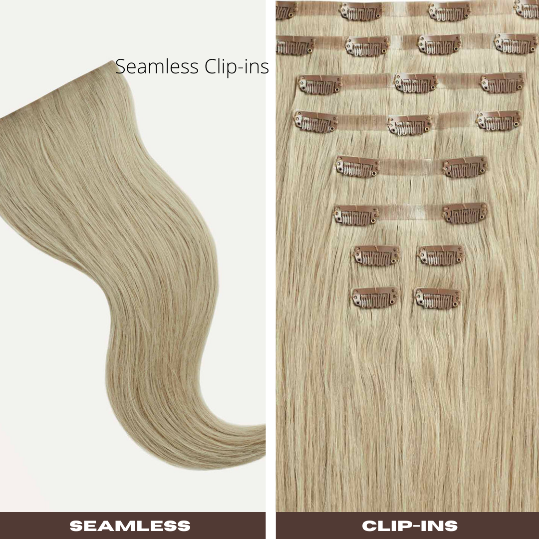 Classic Sandy Blonde Balayage 100% Remy Human Hair Clip-on Extensions