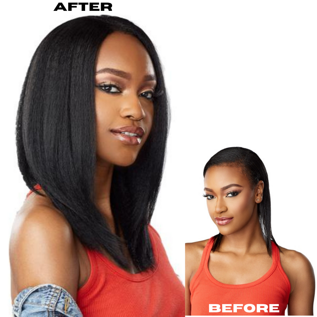 Sensational Textured Clip-Ins - Kinky Straight (9Pcs)