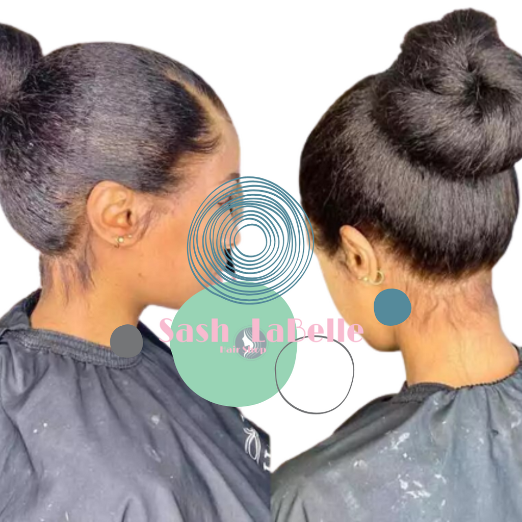 13*4 Lace Front Kinky Straight Wig - Natural color