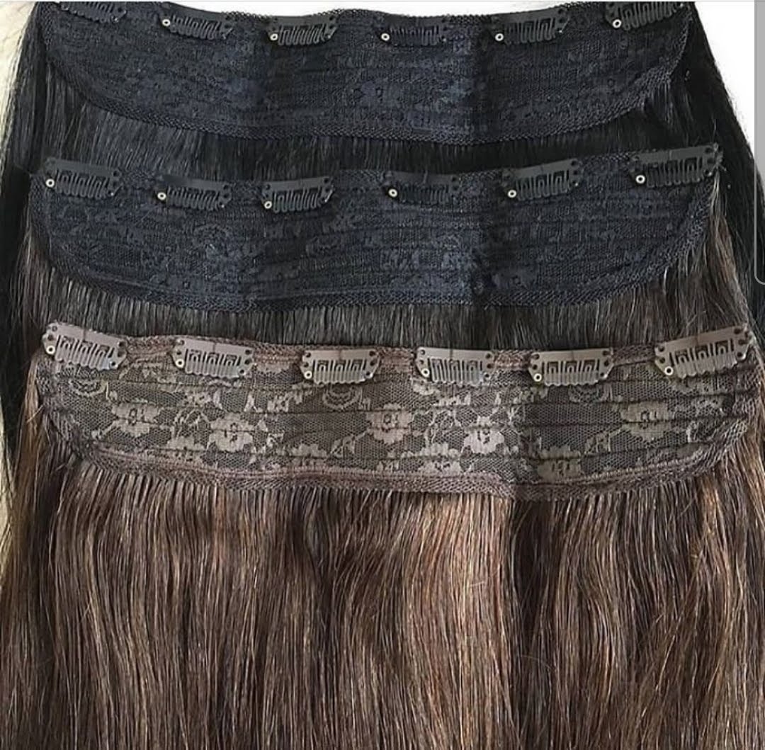 No Glue invisible halo Clip-in Hair Extensions (160g) - Heat resistant