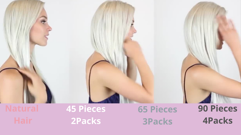 100% Invisible Remy Champagne Blonde Highlights (P10/16/60) Remy Tape-In Hair Extensions (55g - 175g)