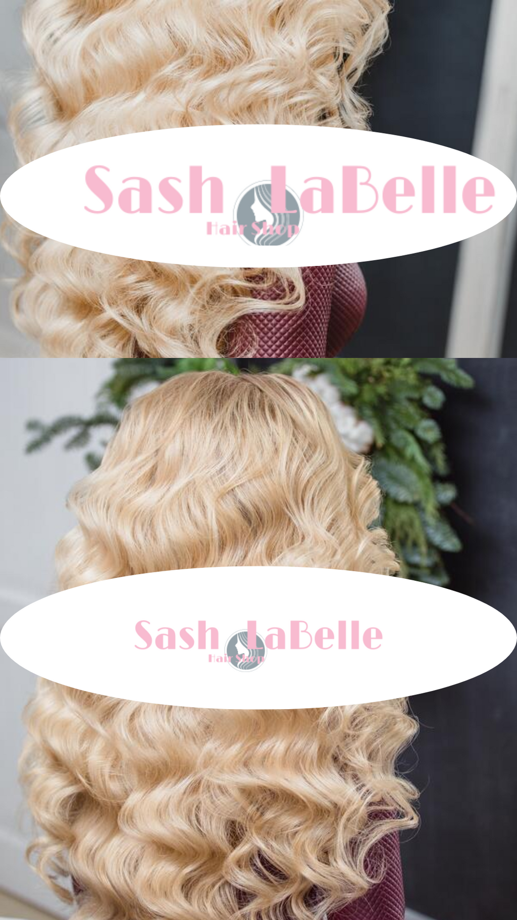 Halo Hair Extension - platinum Blonde-100% Remy Human Hair