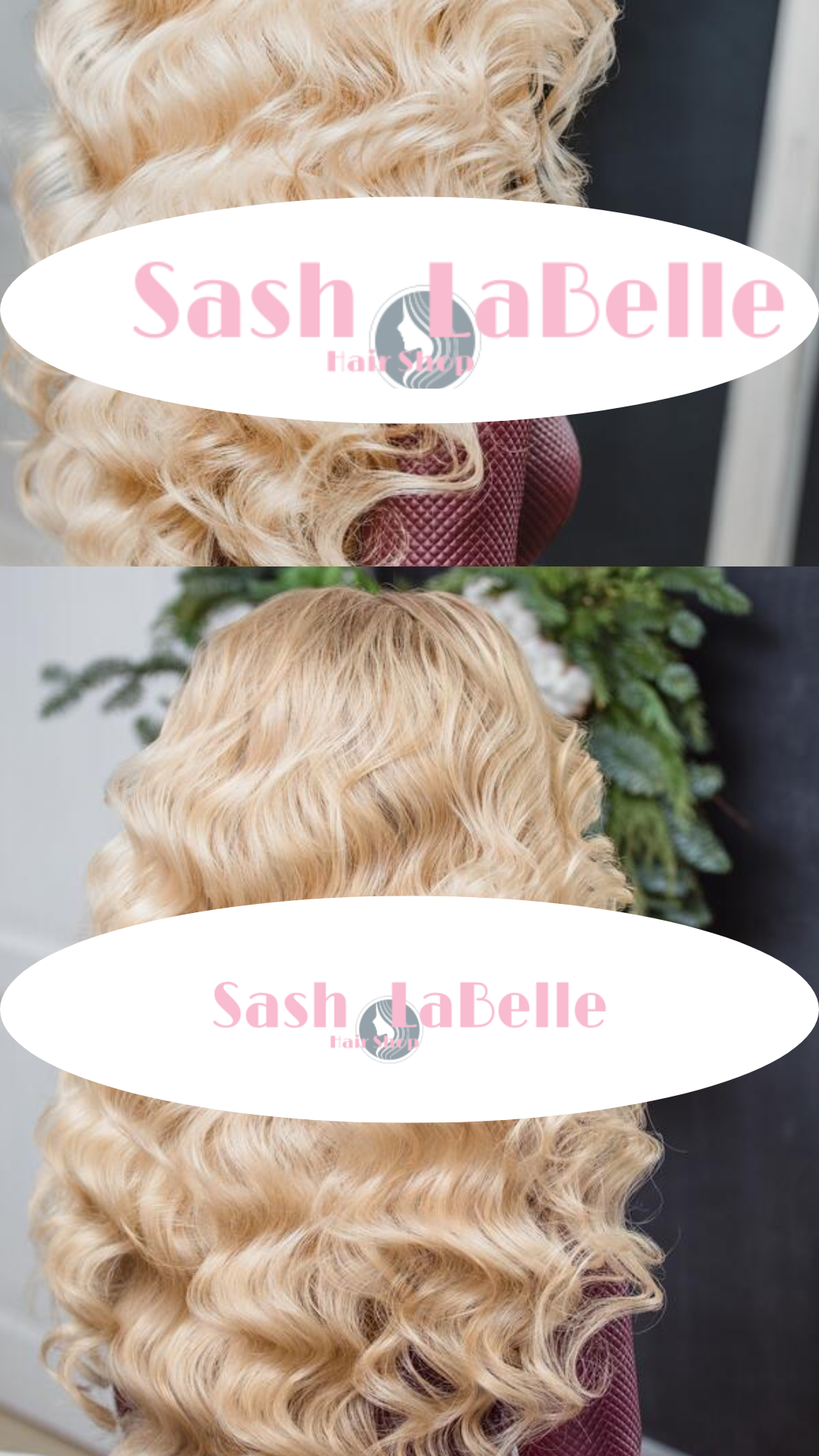 Halo Hair Extension - platinum Blonde-100% Remy Human Hair