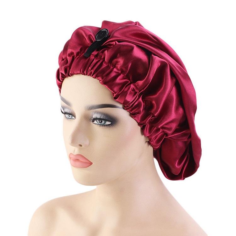 Adjustable Extra Long Satin Bonnet - SashBeauty