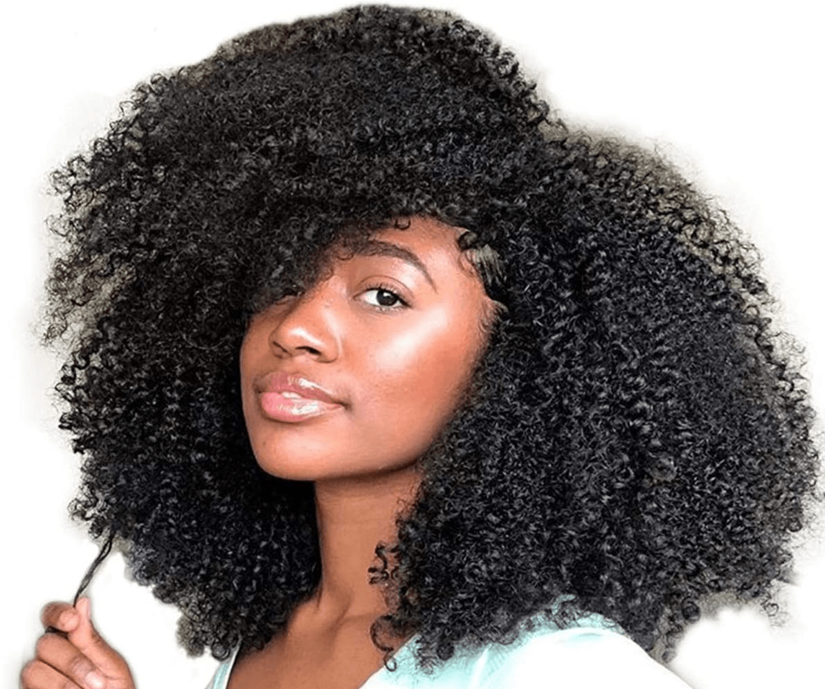 Amazon.com : Rolisy Kinky Curly Clip In Hair Extensions Human Hair 18 Inch Curly  Hair Extensions Clip In Human Hair for Black Women 3C 4A 4B Afro Kinky  Curly Hair Clip Ins