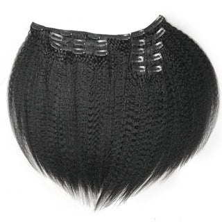 Afro Kinky Straight Clip-Ins Extension 120g - SashBeauty