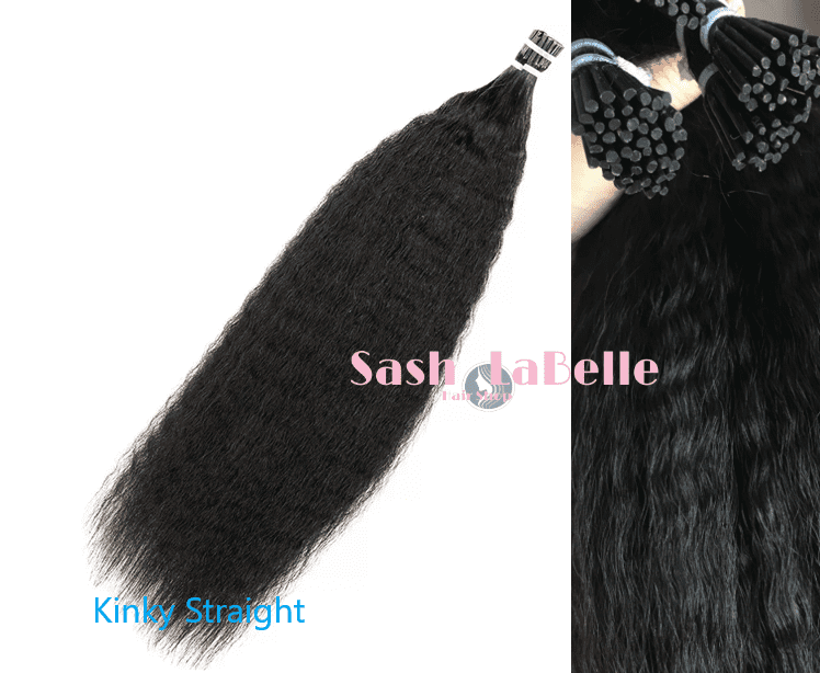 Jet Black 100% Remy Human Hair I Tip Extensions 18- 26inch Pre Bonded i-Tip Hair Extensions 1g/s 50-100gram