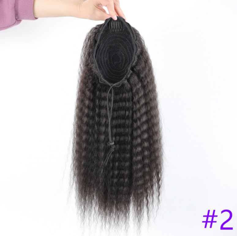Afro Kinky Texture Drawstring Ponytail