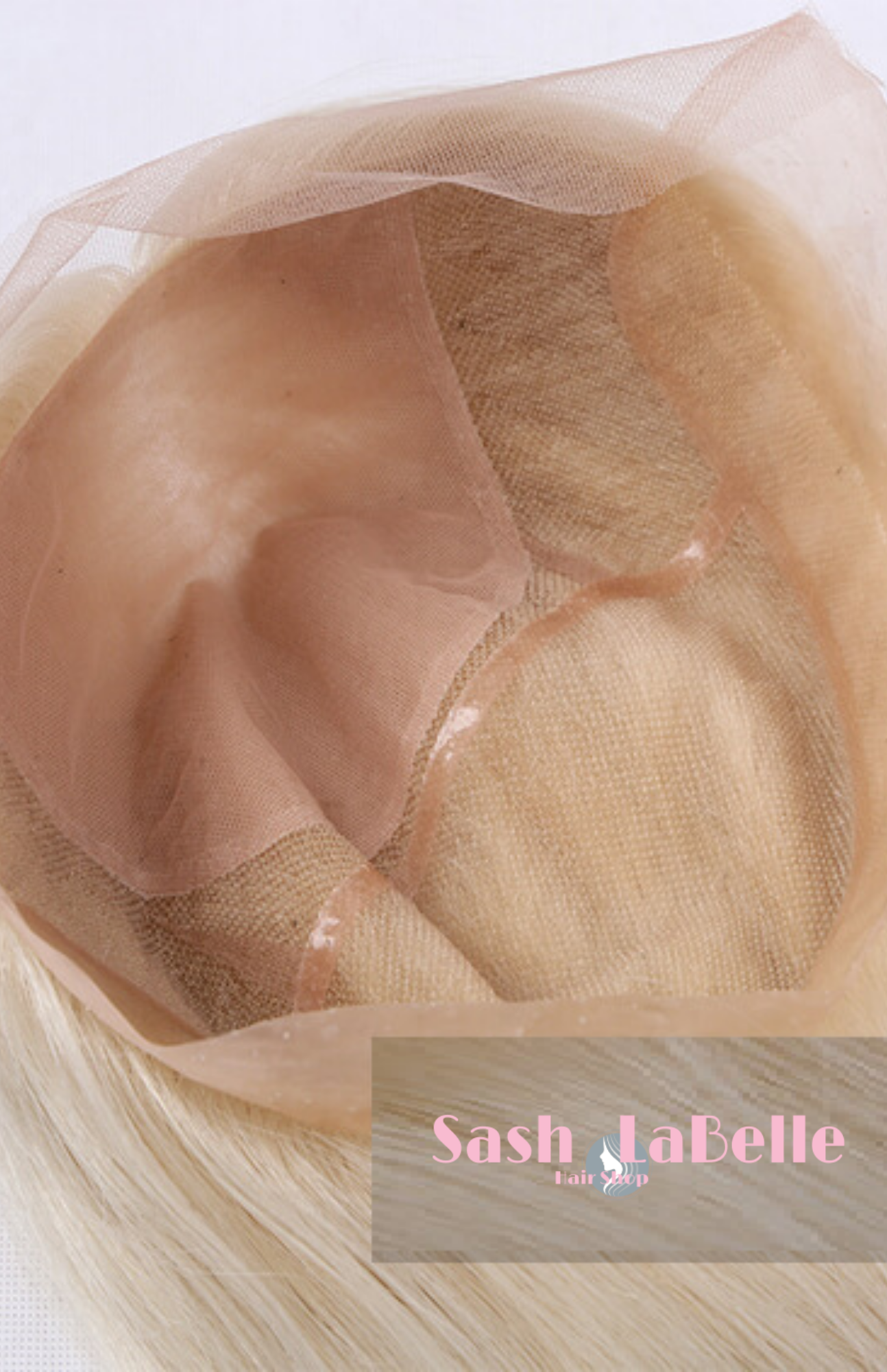 Ash Blonde Lace Top Wig