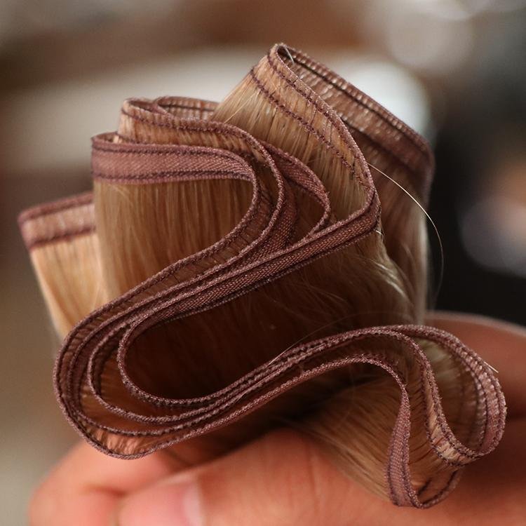 Auburn Brown Extra Thin Flat WEFT - SashBeauty