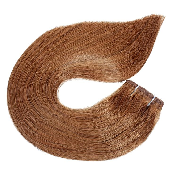 Auburn Brown Extra Thin Flat WEFT - SashBeauty