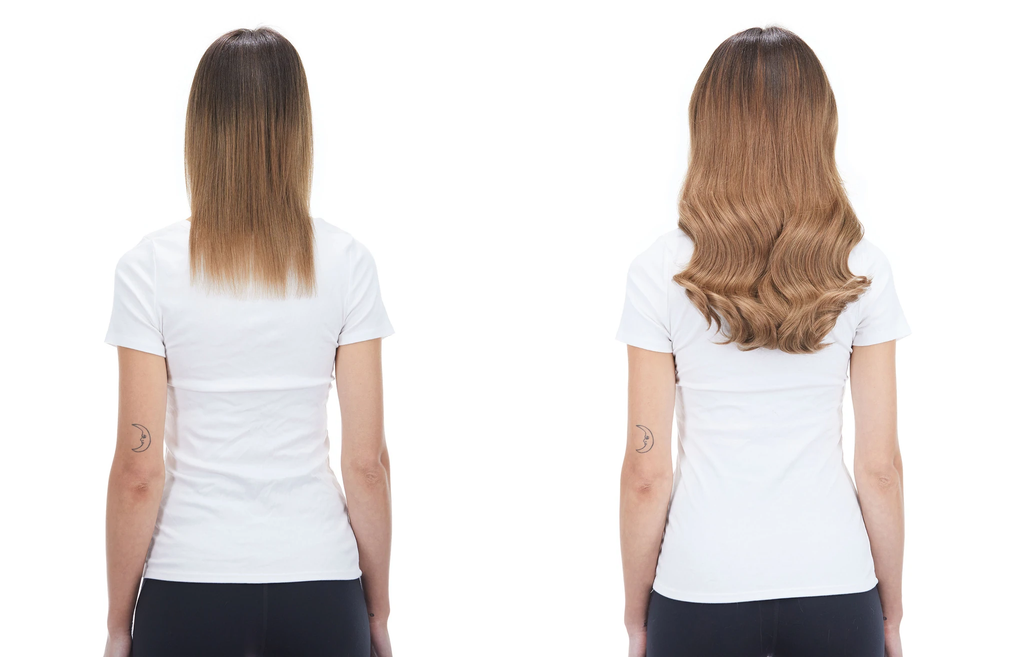 100% Remy Human Hair Extensions European Auburn Brown Highlights Tape-In Hair Extensions (55g - 175g)