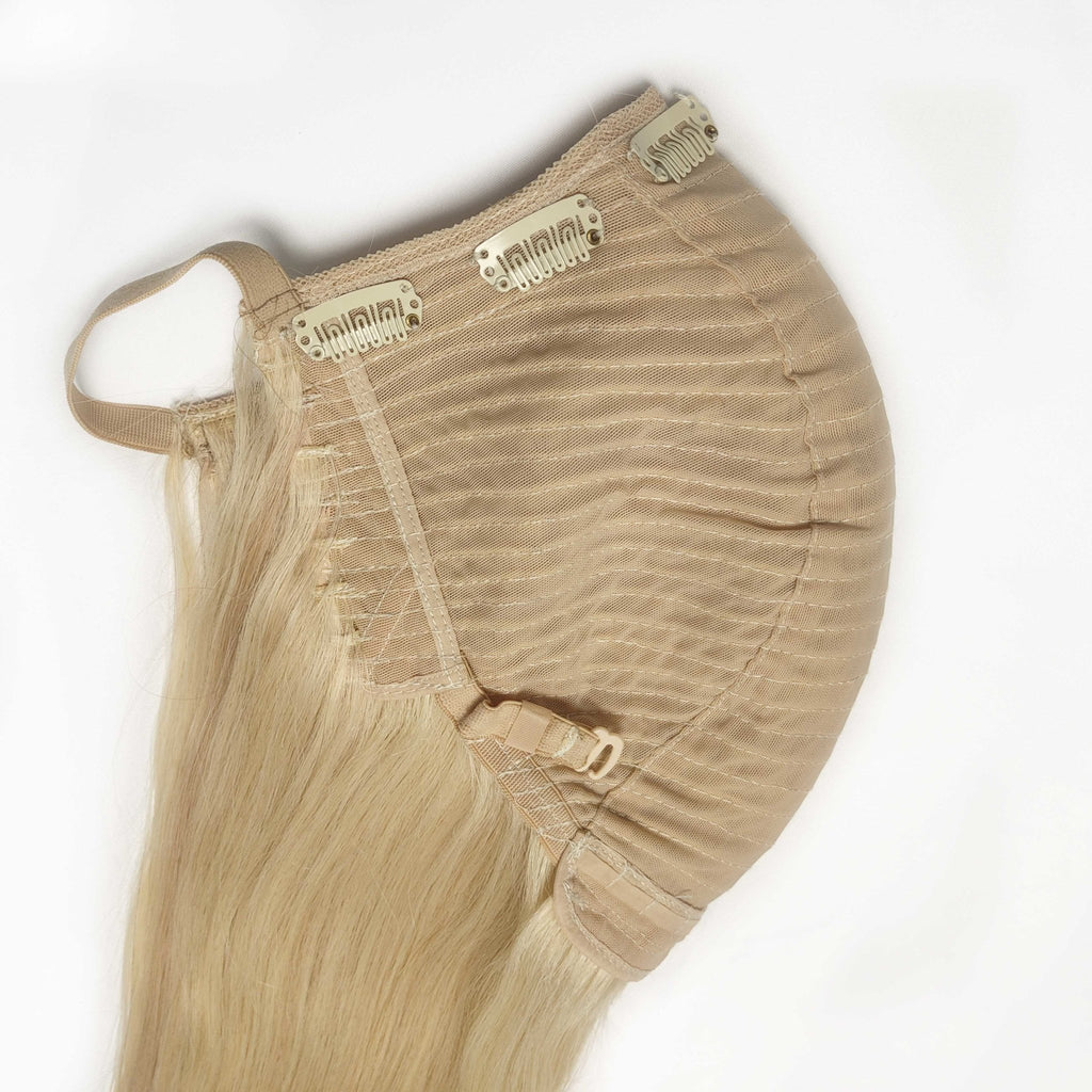 Beach Blonde Clip-in Half Wig Extension - SashBeauty