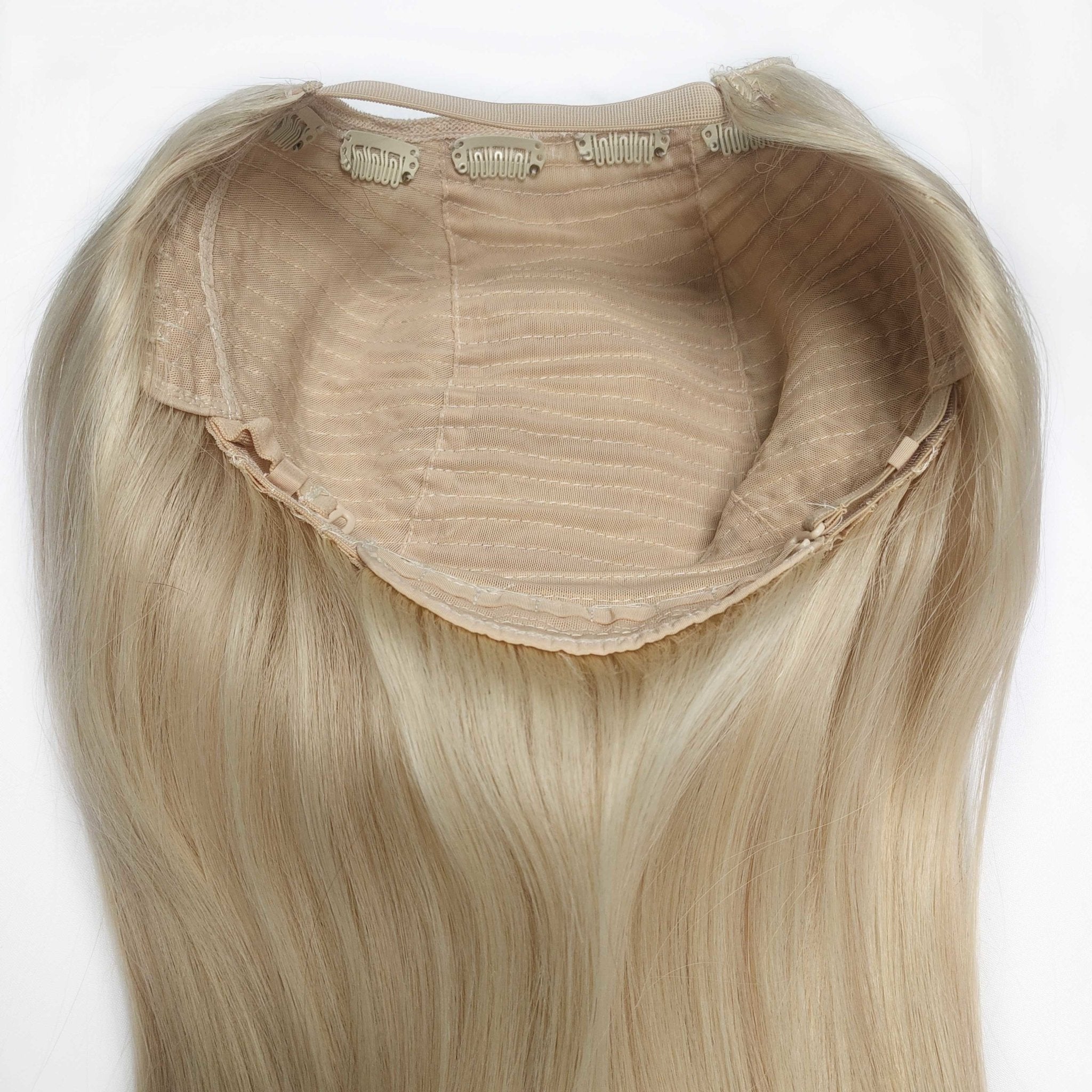 Beach Blonde Clip-in Half Wig Extension - SashBeauty