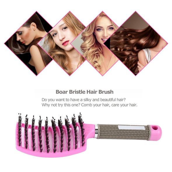 Brush Detangler Bristle Nylon Hairbrush 🔥BUY 1 GET 1 FREE LAST DAY🔥 - SashBeauty