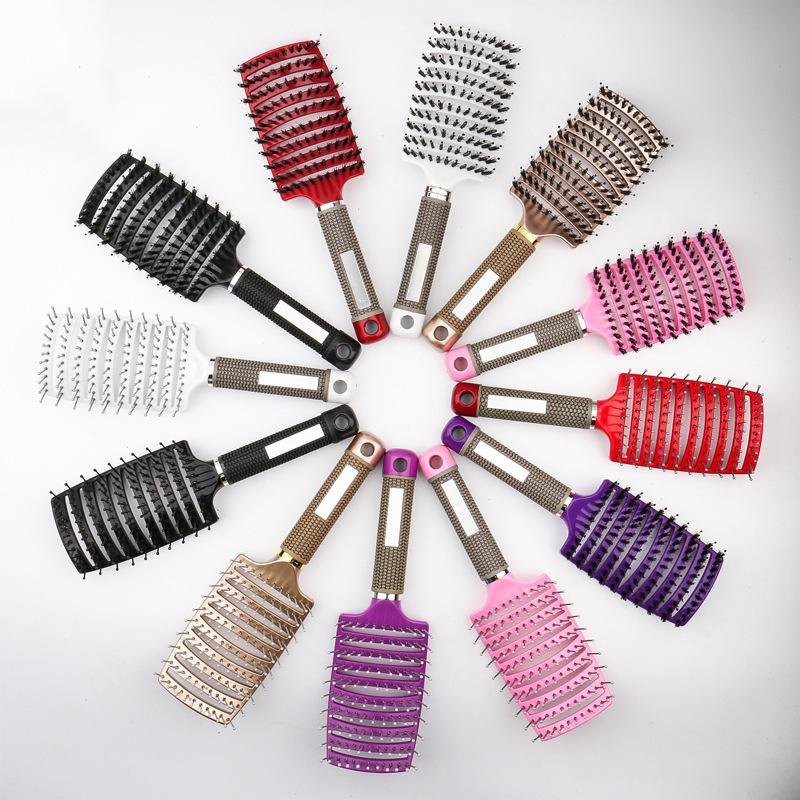 Brush Detangler Bristle Nylon Hairbrush 🔥BUY 1 GET 1 FREE LAST DAY🔥 - SashBeauty