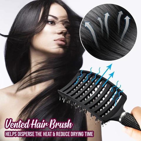 Brush Detangler Bristle Nylon Hairbrush 🔥BUY 1 GET 1 FREE LAST DAY🔥 - SashBeauty