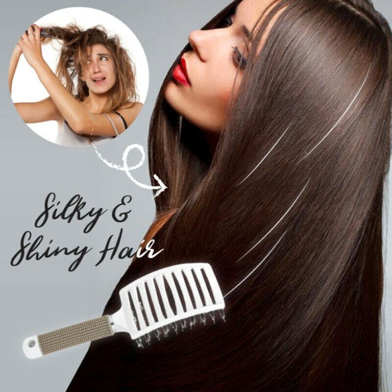 Brush Detangler Bristle Nylon Hairbrush 🔥BUY 1 GET 1 FREE LAST DAY🔥 - SashBeauty