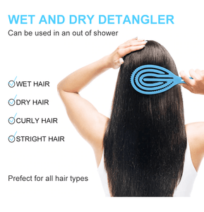 Brush: Detangler for Wet Curly hair - SashBeauty