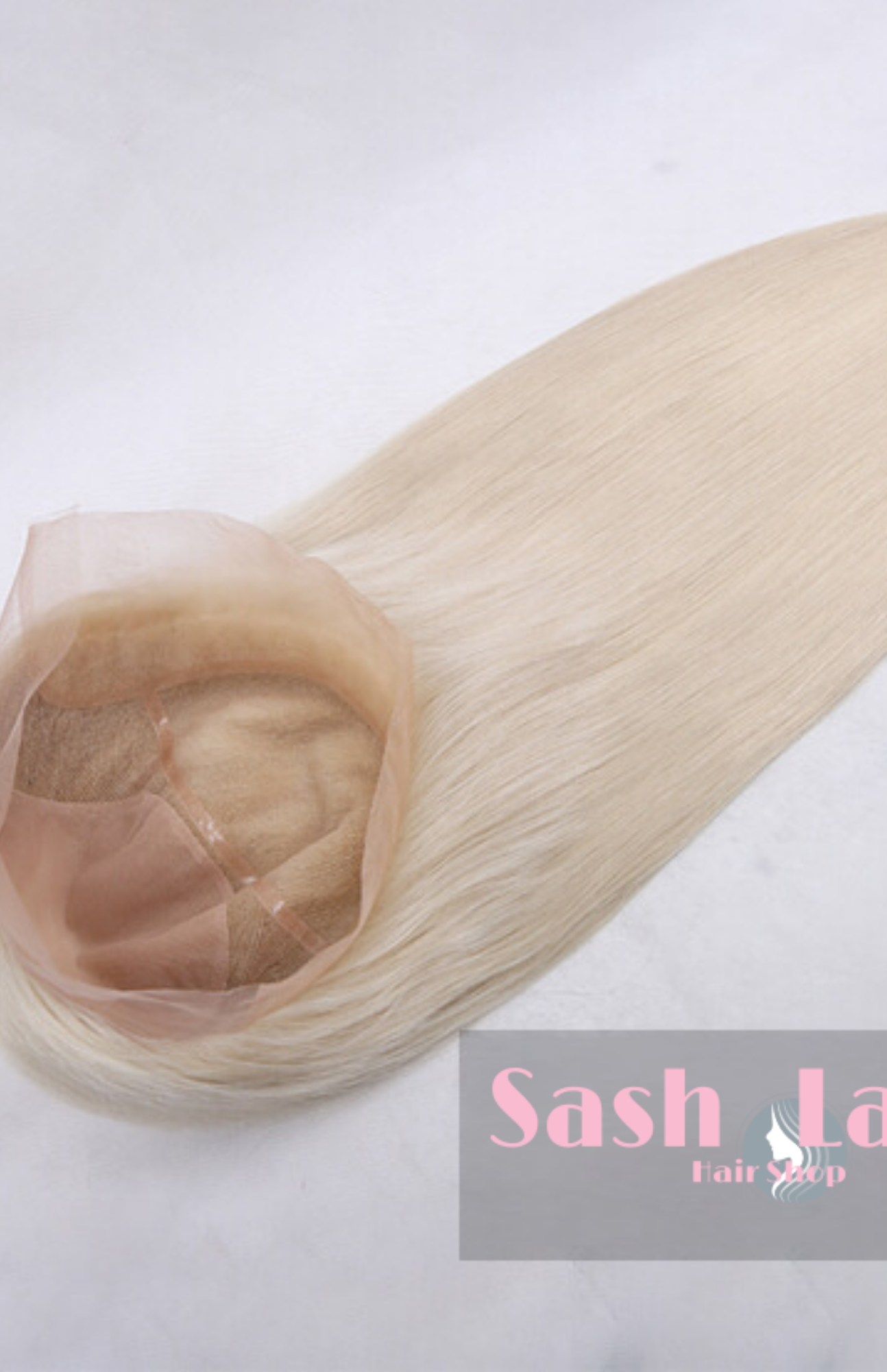 Ash Blonde Lace Top Wig