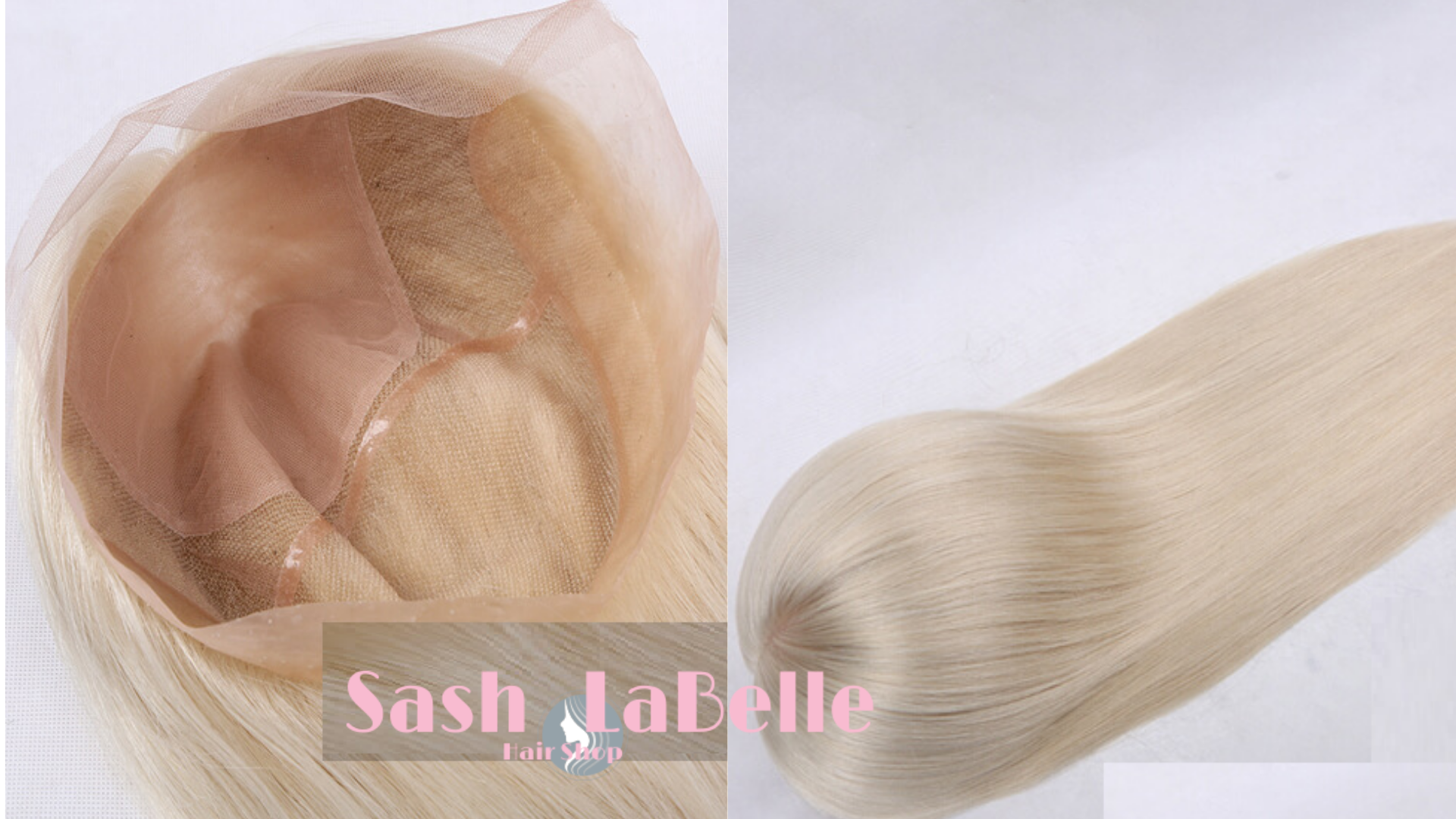 Ash Blonde Lace Top Wig