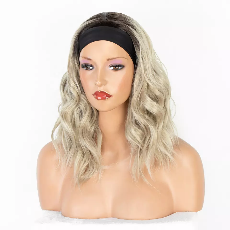 Bob-Cut Premium Hair Ponytail Wig - feels like real hair