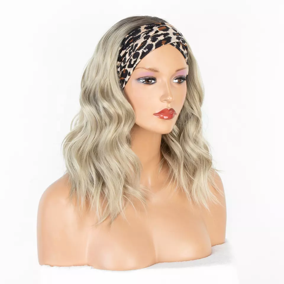 Bob-Cut Premium Hair Ponytail Wig - feels like real hair