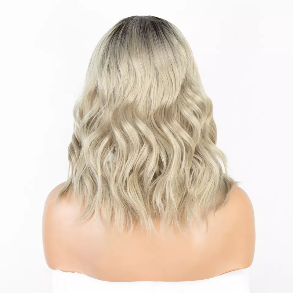 Bob-Cut Premium Hair Ponytail Wig - feels like real hair