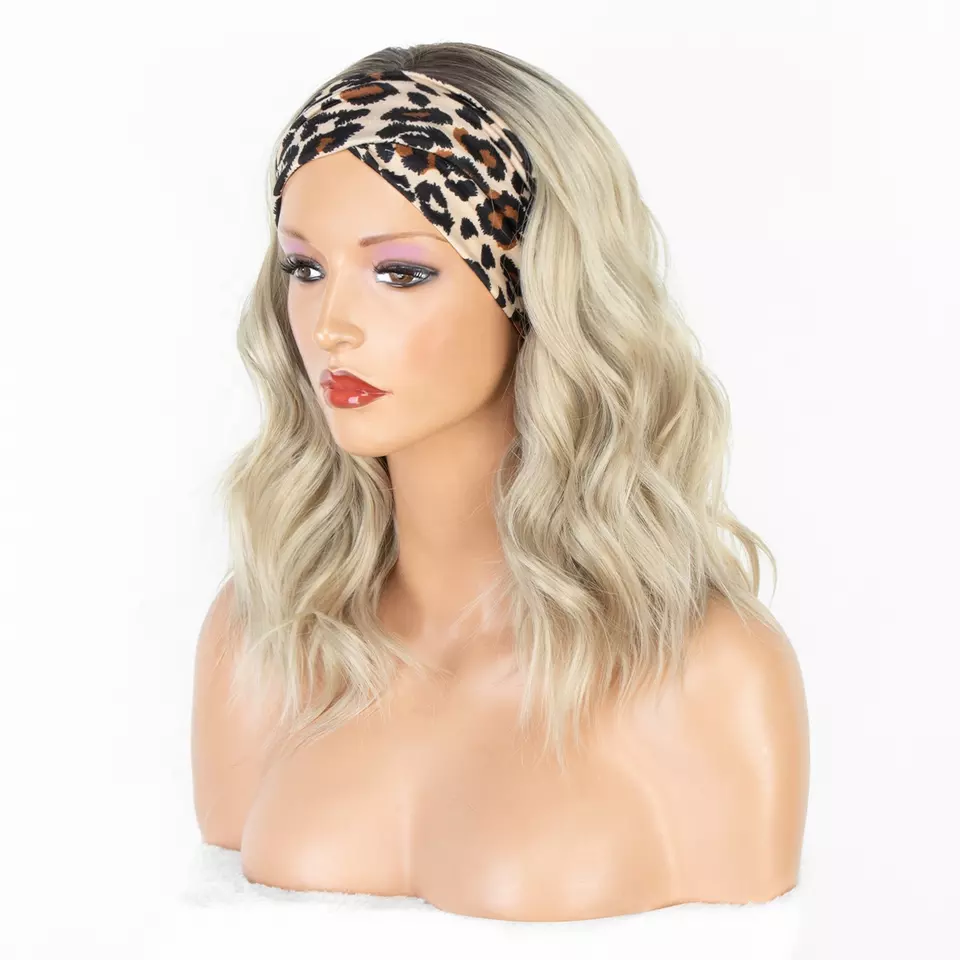 Bob-Cut Premium Hair Ponytail Wig - feels like real hair