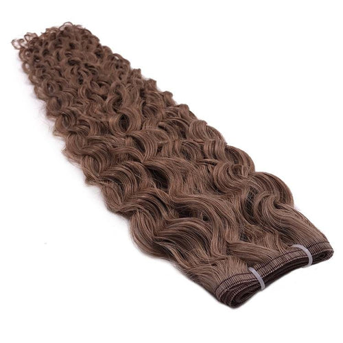 Chocolate Brown Extra Thin Flat WEFT - SashBeauty