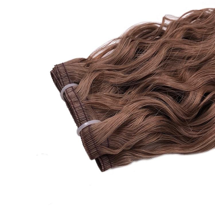 Chocolate Brown Extra Thin Flat WEFT - SashBeauty